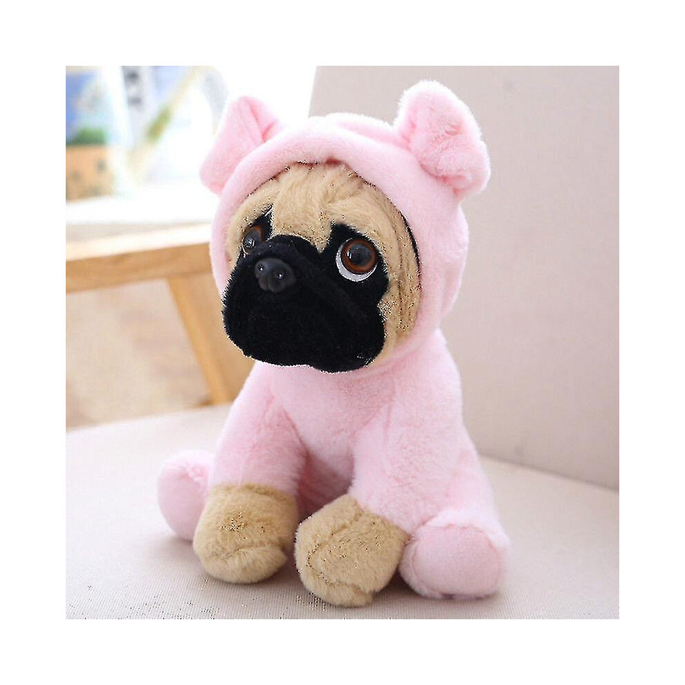 (Pig) Large Plush Toys 20cm Pug Dog In 7 Costumes Cuddly Soft Toy Teddy Plush Animal