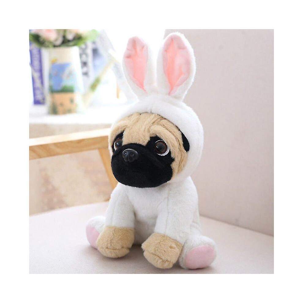 (Rabbit) Large Plush Toys 20cm Pug Dog In 7 Costumes Cuddly Soft Toy Teddy Plush Animal