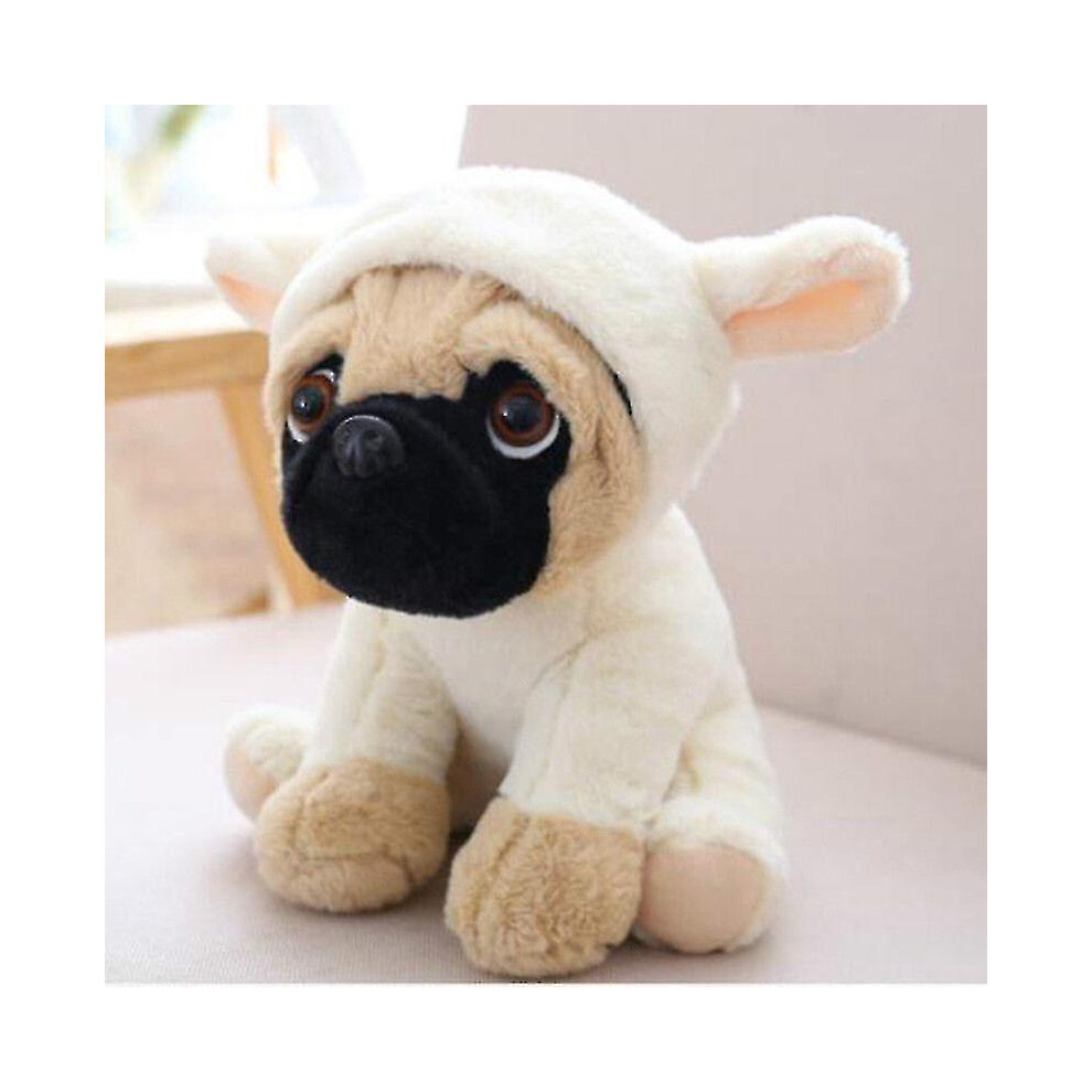 (Sheep) Large Plush Toys 20cm Pug Dog In 7 Costumes Cuddly Soft Toy Teddy Plush Animal