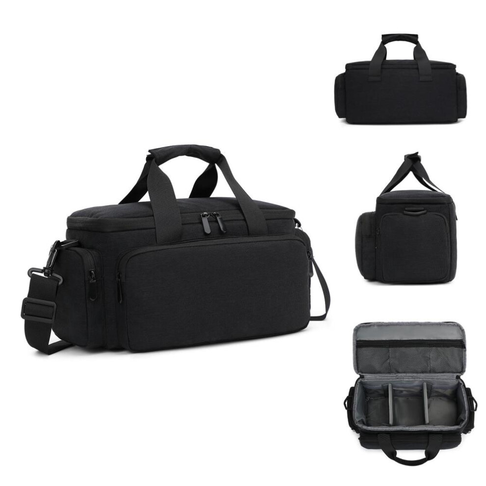 (black) Camera Bag Travel Camera Shoulder Bag Water-resistant Shock-proof For Mirrorless Camera With