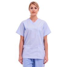 (L) Unisex Medical Scrub Top