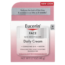 Eucerin, Q10 Revitalize Daily Cream, Twarz, Bez zapachu, 1,7 oz (48 g)