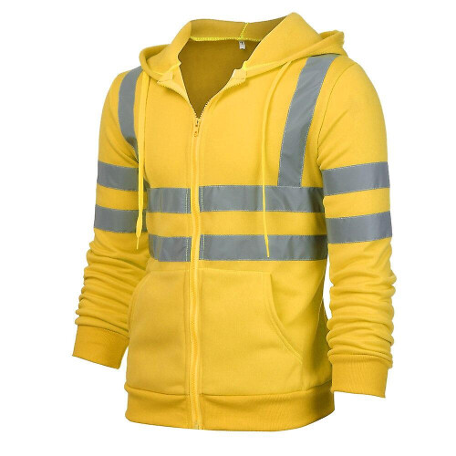 (XL, style 1 orange) Reflective Jacket Safety Blue Black Work Vest 2