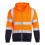 (M, style 2 orange) Reflective Jacket Safety Blue Black Work Vest 2