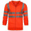 (L, style 1 orange) Reflective Jacket Safety Blue Black Work Vest 2