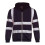 (XL, style 2 black) Reflective Jacket Safety Blue Black Work Vest 2