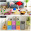 6X Foldable Canvas Storage Collapsible Folding Box 27x27x28cm 4