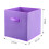 6X Foldable Canvas Storage Collapsible Folding Box 27x27x28cm 7