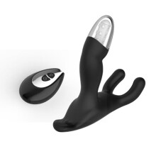 (black) Male Prostate Massager Anal Vibrators Testicle Massager Butt Plug Wireless Remote Control Adult Product Sex Toy for Men