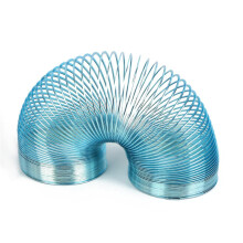 (blue) Walking Spring Toy Metal Fidget Toys