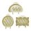 Hand Pie Molds Kitchen Baking Mould Dough Presser Pocket Tool 1