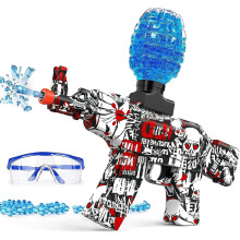 Splat Gun Electric With Gel Ball Blaster Aeg Akm-47 Splatter Ball Blaster For Outdoor Activities-fighting Shooting Team Game
