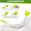 Extendable Telescopic Window Cleaner U Type Glass Cleaning Kit High-Rise Window Cleaner With Squeegee 6