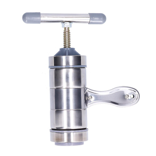 Noodle Press Machine for Kitchen with 5 Moulds Small Hand Crank Noodle Maker 1