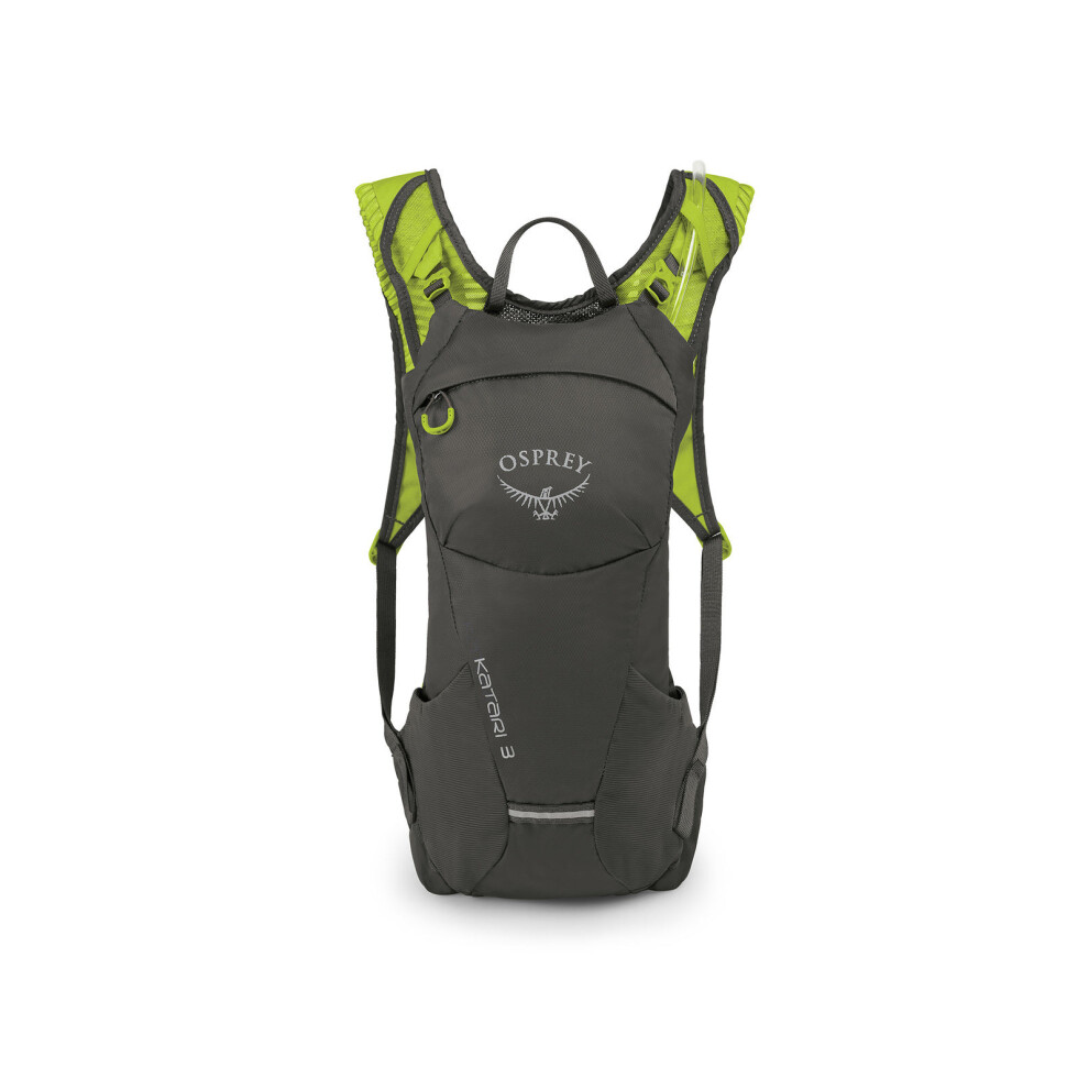 Osprey Mens Katari 3 Bike Hydration Reflective Backpack Adventure - Lime Stone