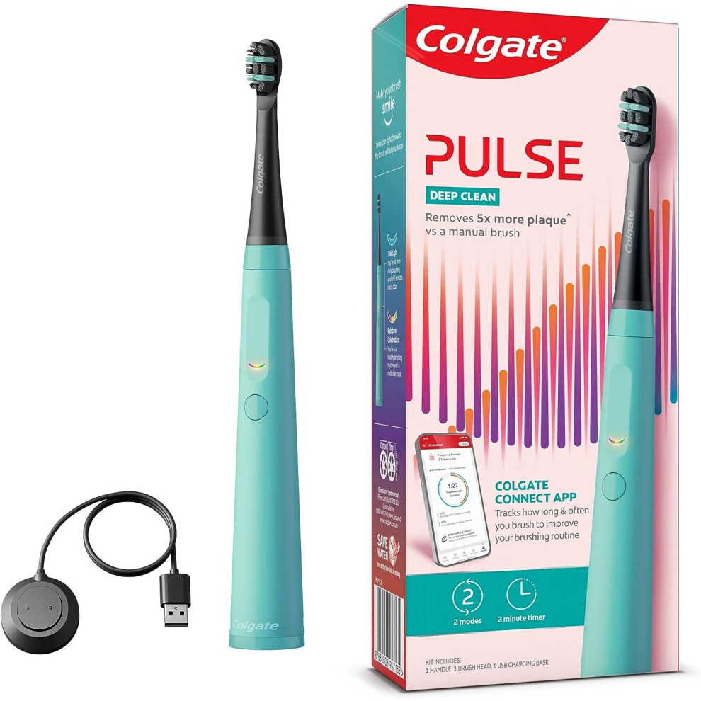 Colgate Pulse Series 1 Connected Rechargeable Deep Clean Electric Toothbrush