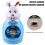 (Blue) Rabbit Easter Egg Painting Machine Spinner Machine Markers Easter Egg Mini Decorator Kit Toys Gift 3