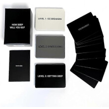 How Deep Will You Go? Card Game of Questions to Deepen Connection, 99 Icebreaker Conversation Cards for Family Gatherings