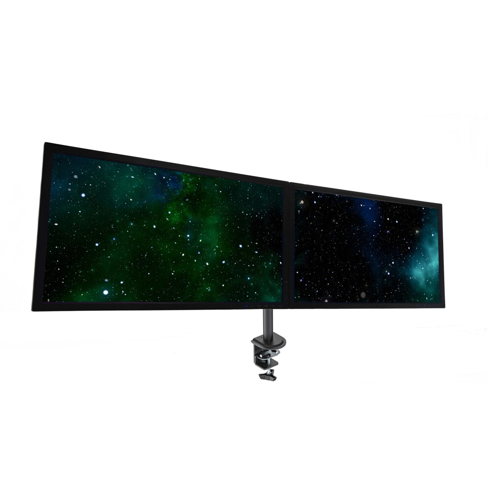Specola 2X22″ Dual Screen Monitors - Clamp Stand - (1680 X 1050) - 2Xdisplayport