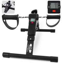 (Black) Mini Exercise Bike Portable Pedal Exerciser
