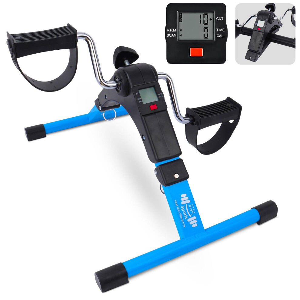 Fk Sports Blue (Blue) Mini Exercise Bike Portable Pedal Exerciser