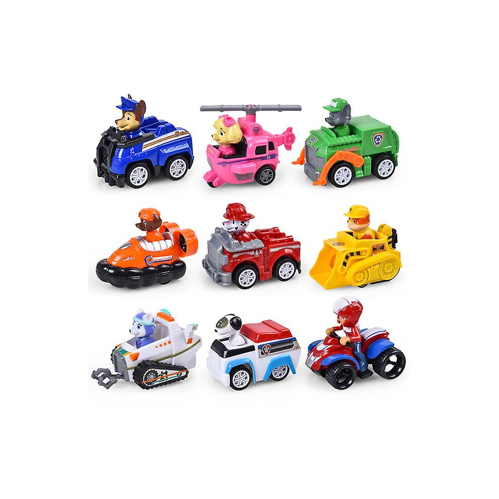 (9pcs) Lookout Patrol Canina Tower Vehicle Bus Observation Tower Children's Birthday Gift
