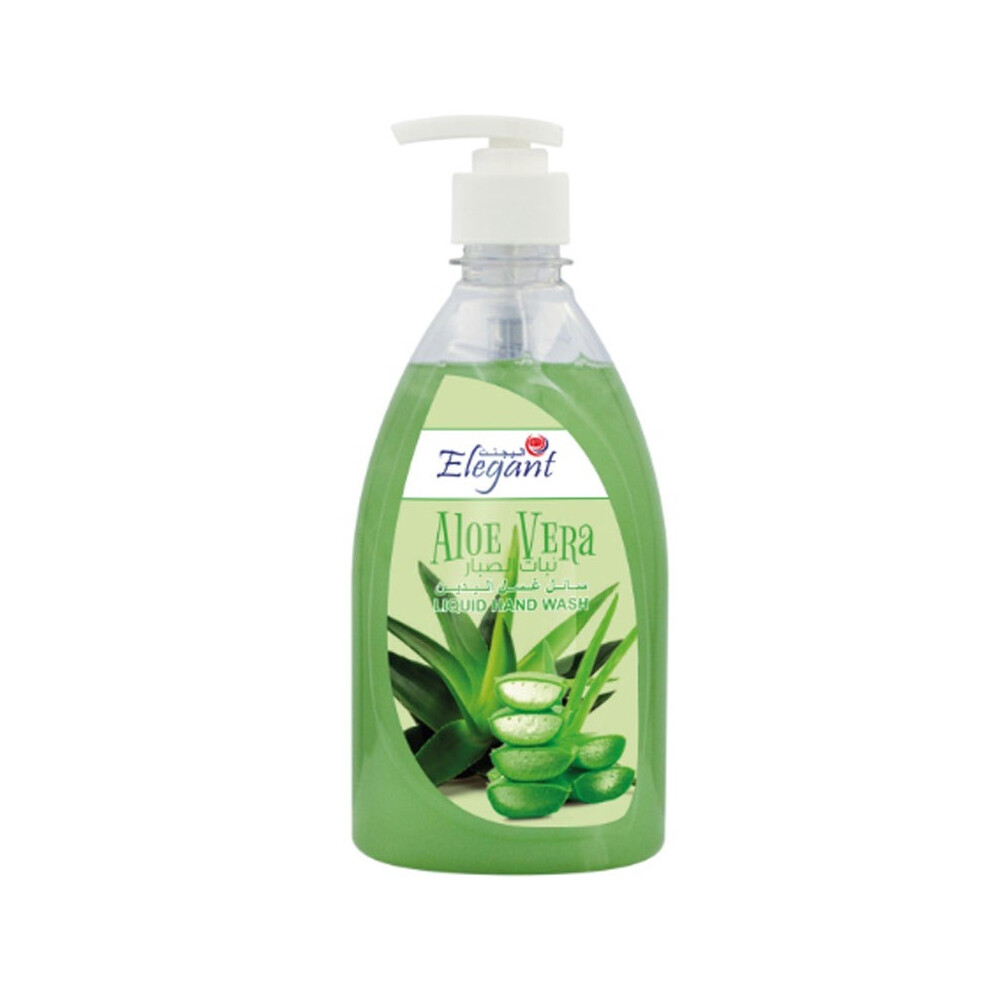 Elegant Aloe Vera Liquid Hand Wash Set Green|Soothing & Moisturizing Hand Soap | Natural Aloe Vera 500ML