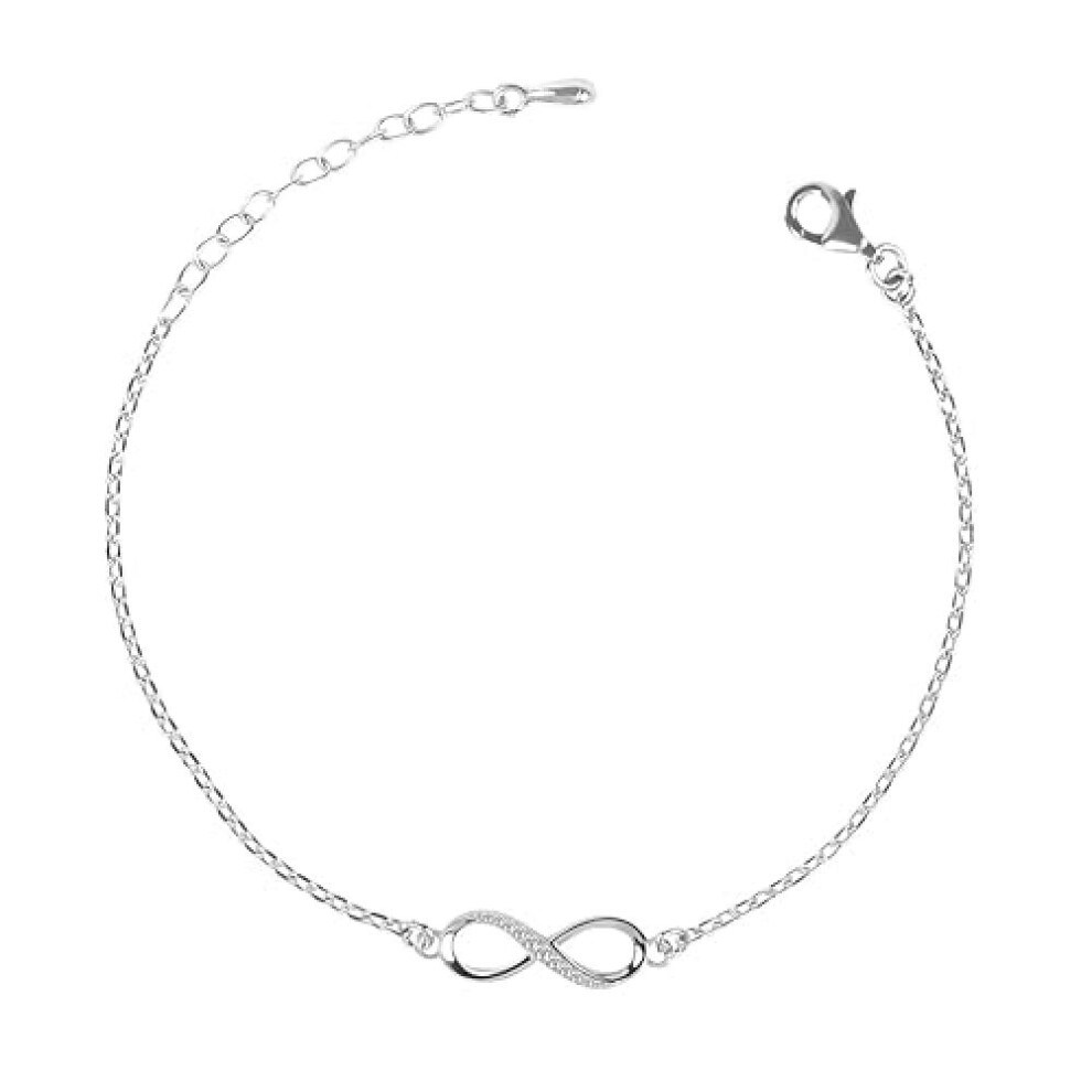 Test Product Clara 925 Sterling Silver Infinity Bracelet