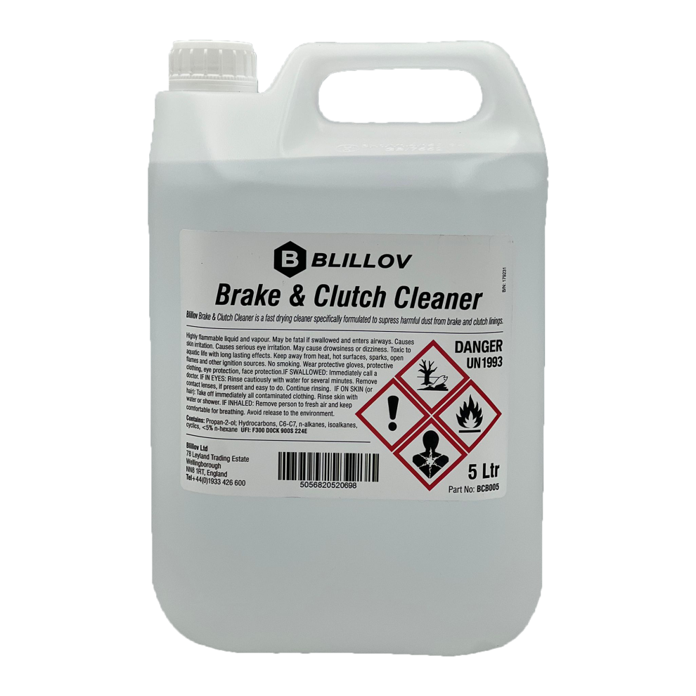Brake & Clutch Cleaner Removes Oil Grease Dust Pats Degreaser 5L 5056820520698