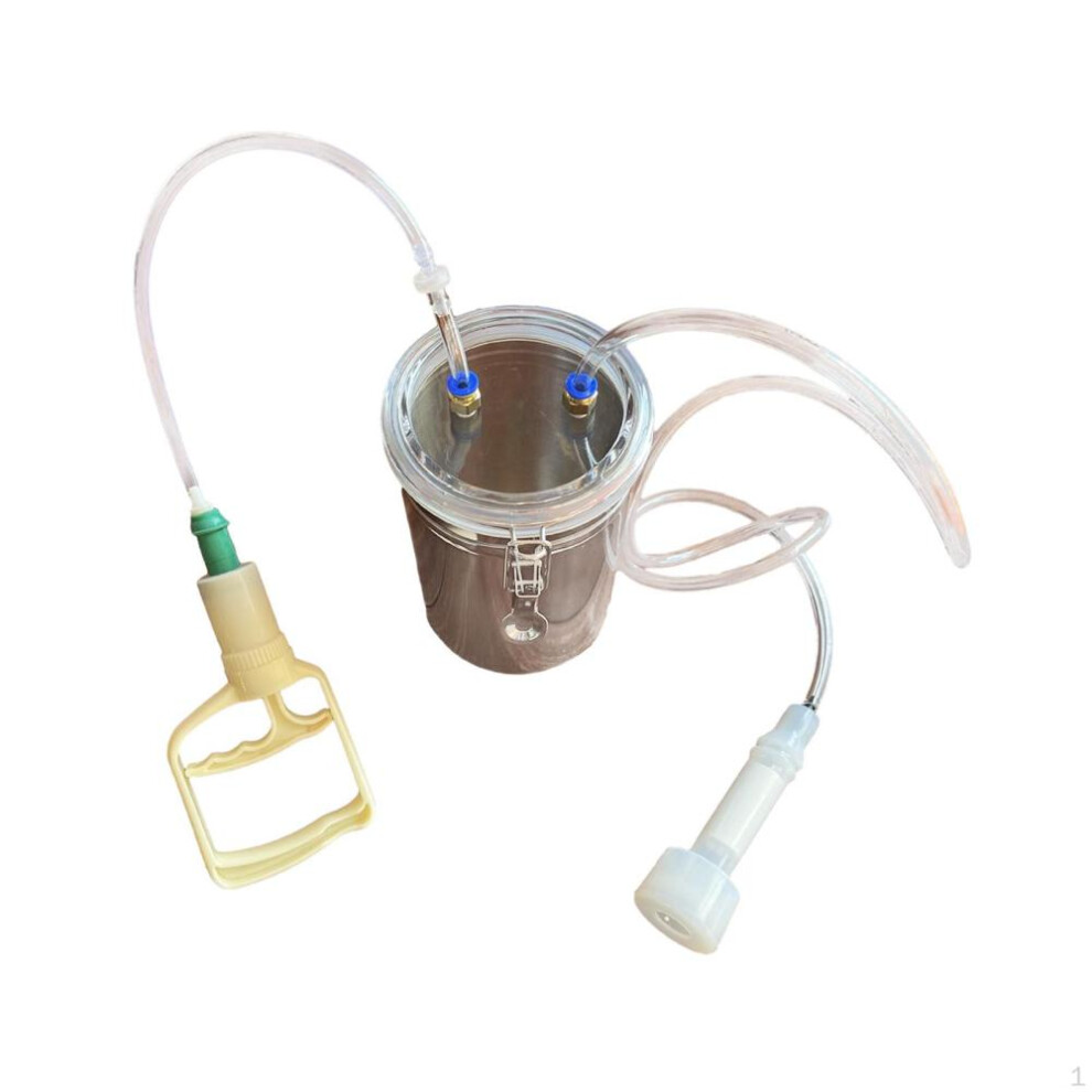 Manual Sheep Milking Machine, 2000ml Livestock For Milk Plant Farm Cow Hand Vacuum Pump,