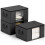 (Black) 3 Pack 90L Large Clothes Storage Bags 1