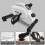 (White) Mini Exercise Bike 8 Levels Magnetic Resistance 8