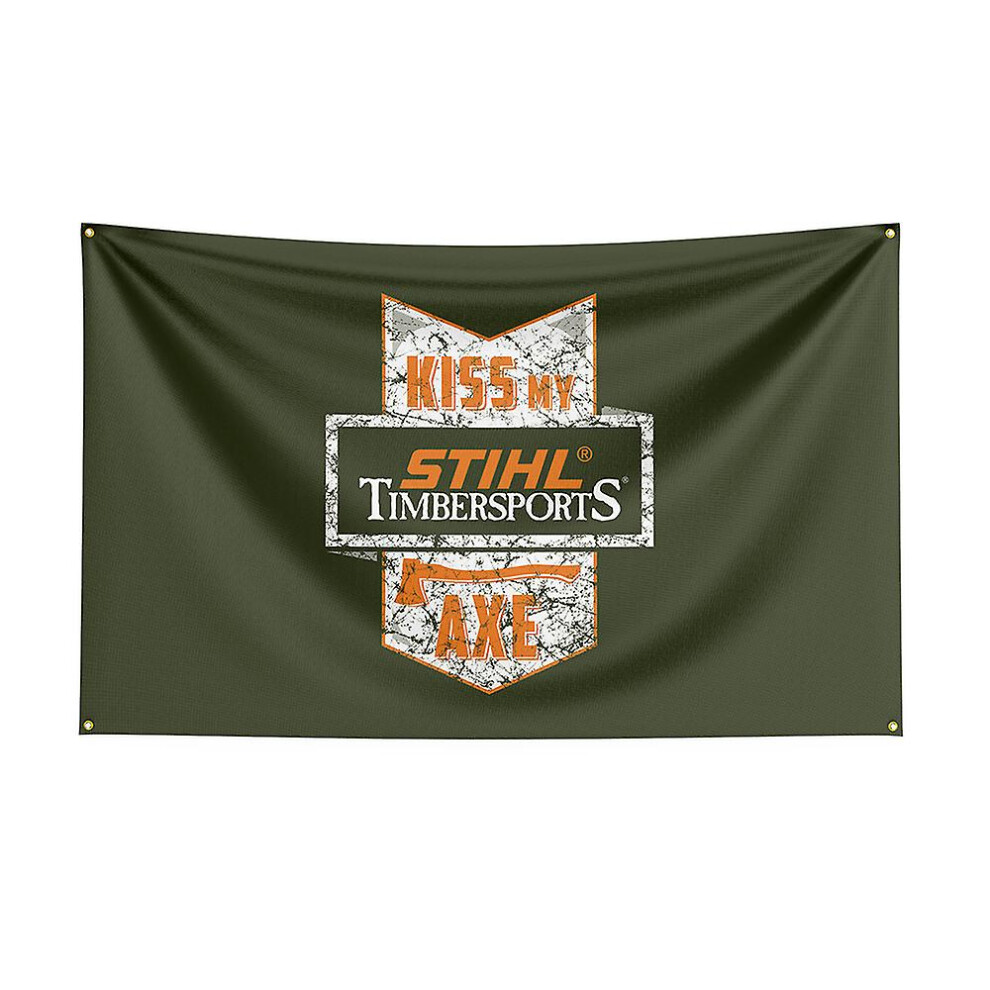 (150 x 240cm, F) 3x5 Stihls Flag Polyester Printed Tool Banner For Decor