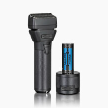 (Black) Babyliss FXONE All Metal Black Shaver Ergonomic Design 4 Hours Runtime