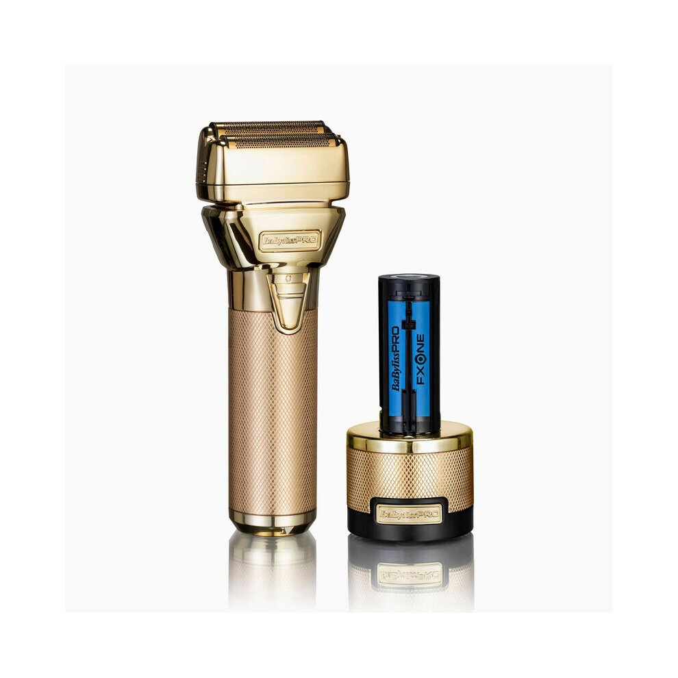 (Gold) Babyliss FXONE All Metal Black Shaver Ergonomic Design 4 Hours Runtime