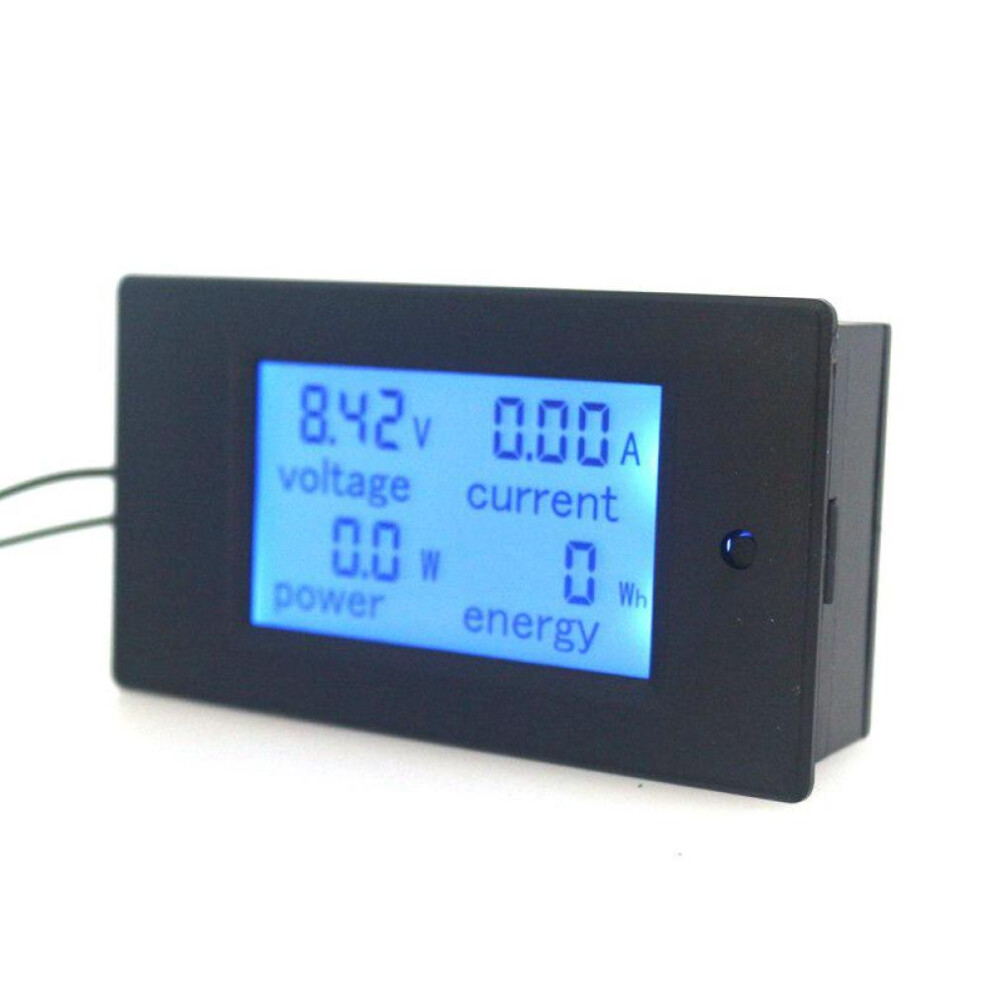 Dc 6.5~100v 0~20a Digital Lcd Volt Amp Voltmeter Ammeter Power Energy Meter Module Shows V A W Wh
