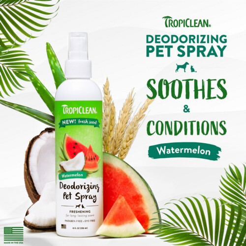 TropiClean Watermelon Pet Deodorizing Spray 236ml 2