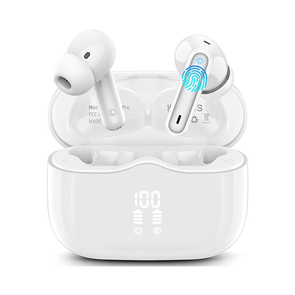 Wireless Earbuds, Bluetooth 5.3 Headphones In Ear With Hifi Stereo Deep Bass, 4 Enc Noise Cancelling Mic Wireless Earphones 40H Playtime 123445678839