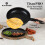 (Matt Black, 3 Pcs Frying Pans) Aluminium Induction Stackable Space Saving Pots Frying Pan Set Detachable Handle 6