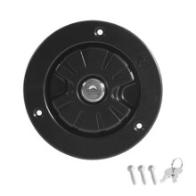 (Black) Caravan Water Fill Cap With Gravity Lock Water Tank Filler Port Lock Inlet Hatch Filler Cap Set Camper Motorhome
