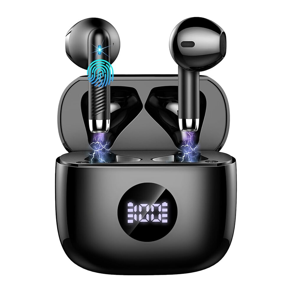 Wireless Earbuds, Bluetooth 5.3 Headphones In Ear With 4 Enc Noise Cancelling Mic, Bluetooth Earbuds 40H Playtime,Ip7 Waterproof, Usb-C Fast Charge 123445678846