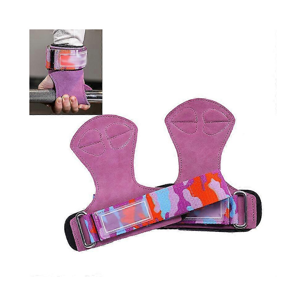 (Small) Leather Gymnastics Hand Grips, Pull Up Grips For Cross Training Hand Protection-image-OPC-PFVNMK9-NEW