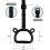 Home Gymnastic Rings Pull Up Rings for Exercise,indoor Gym Ring,gymnastics Rings with Adjustable Straps 2