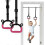 Home Gymnastic Rings Pull Up Rings for Exercise,indoor Gym Ring,gymnastics Rings with Adjustable Straps 1