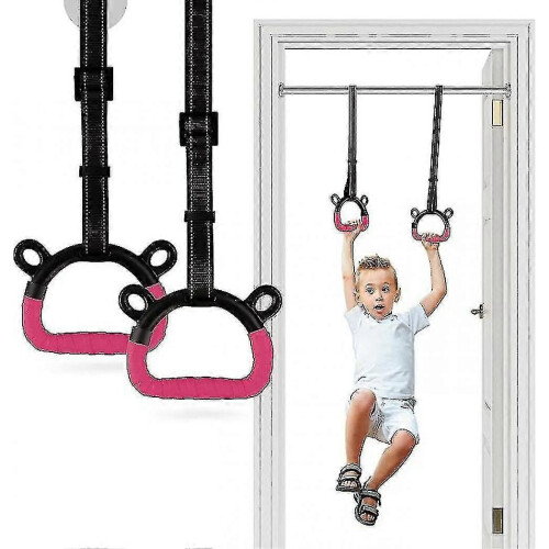 Home Gymnastic Rings Pull Up Rings for Exercise,indoor Gym Ring,gymnastics Rings with Adjustable Straps