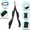 Triceps Rope Bodybuilding Pull Up Grip Gym Non-slip Double Grip Leash Rope Workout Pull Down Nylon Rope 2