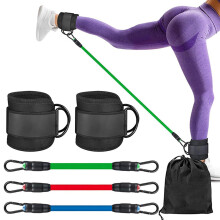 Men Women Adjustable Gym Ankle Straps Set Adjustable Tightness Fit Closely Straps Suitable for Legs Hips Glutes