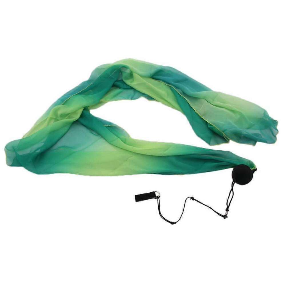 Belly Dance Silk Veil Poi Throw Balls Dance Accessories Multi-Color Props D