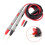 Luxianzi 1000V / 20A Replaceable Universal Stainless Steel Multimeter Test Leads 3