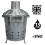 Small Incinerator Mini Incin Metal Fire Burner - 13L 5